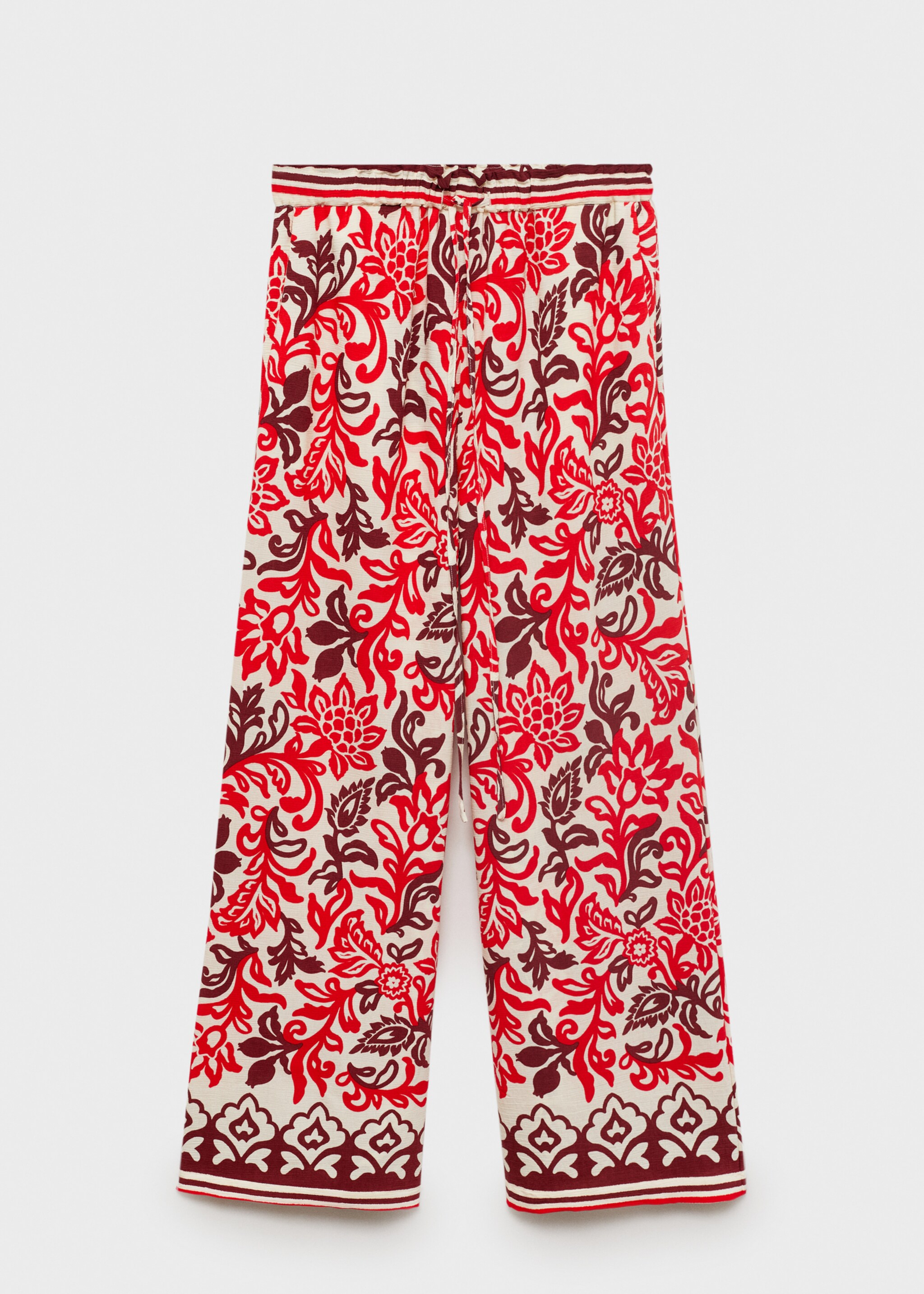 Flowy printed trousers - Article without model
