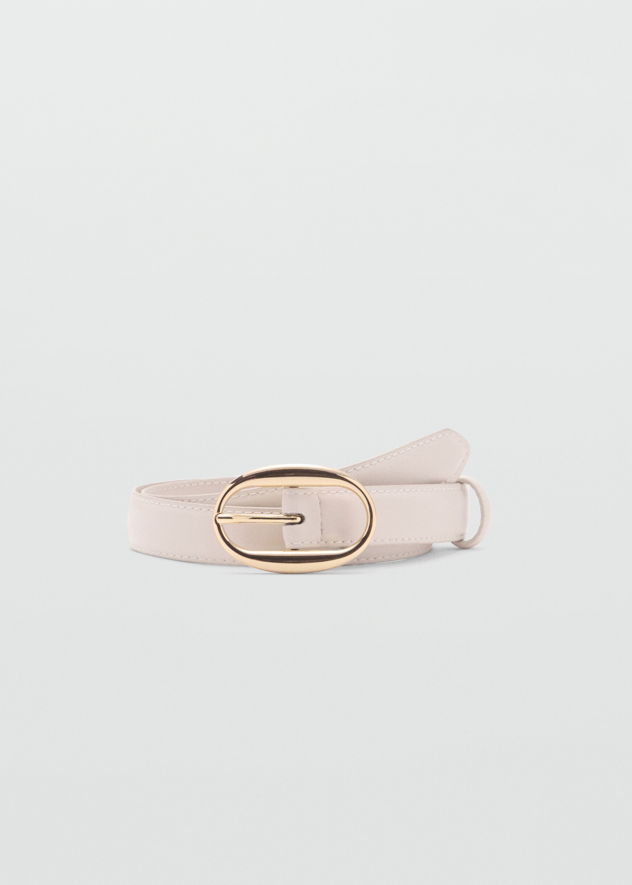 Oval buckle belt - Article without model