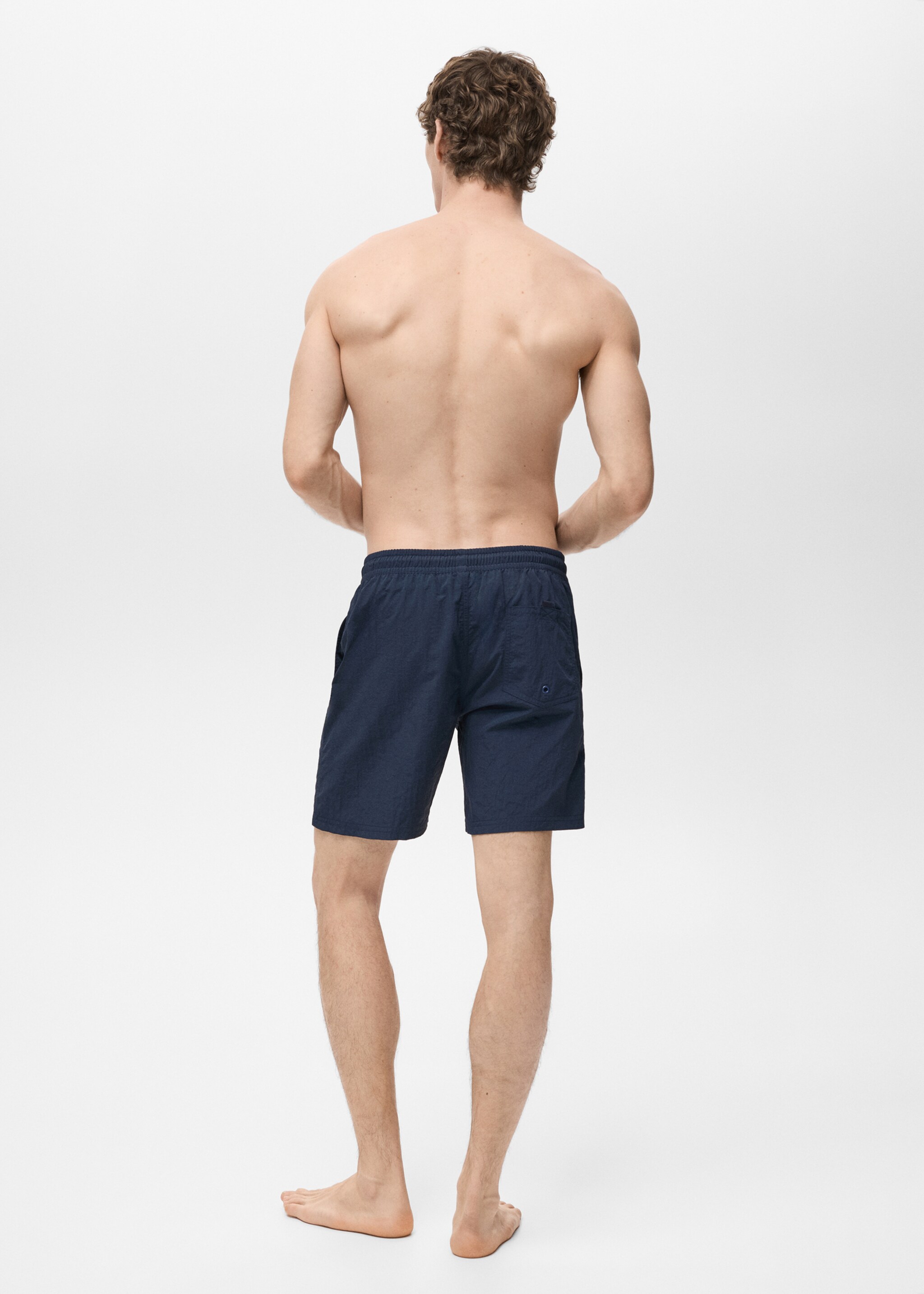 Basic drawstring swimsuit - Reverse of the article