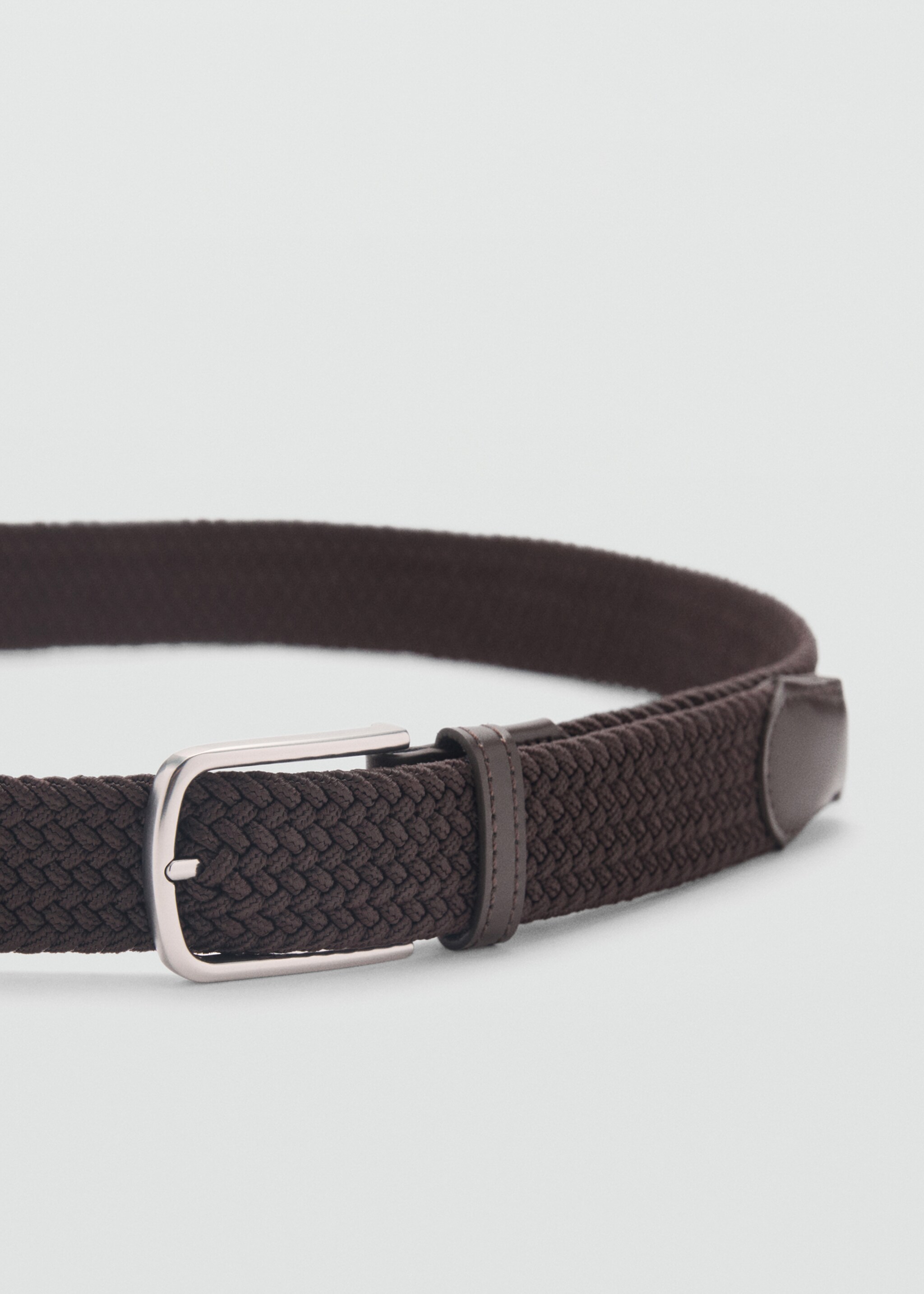 Braided elastic belt - Medium plane