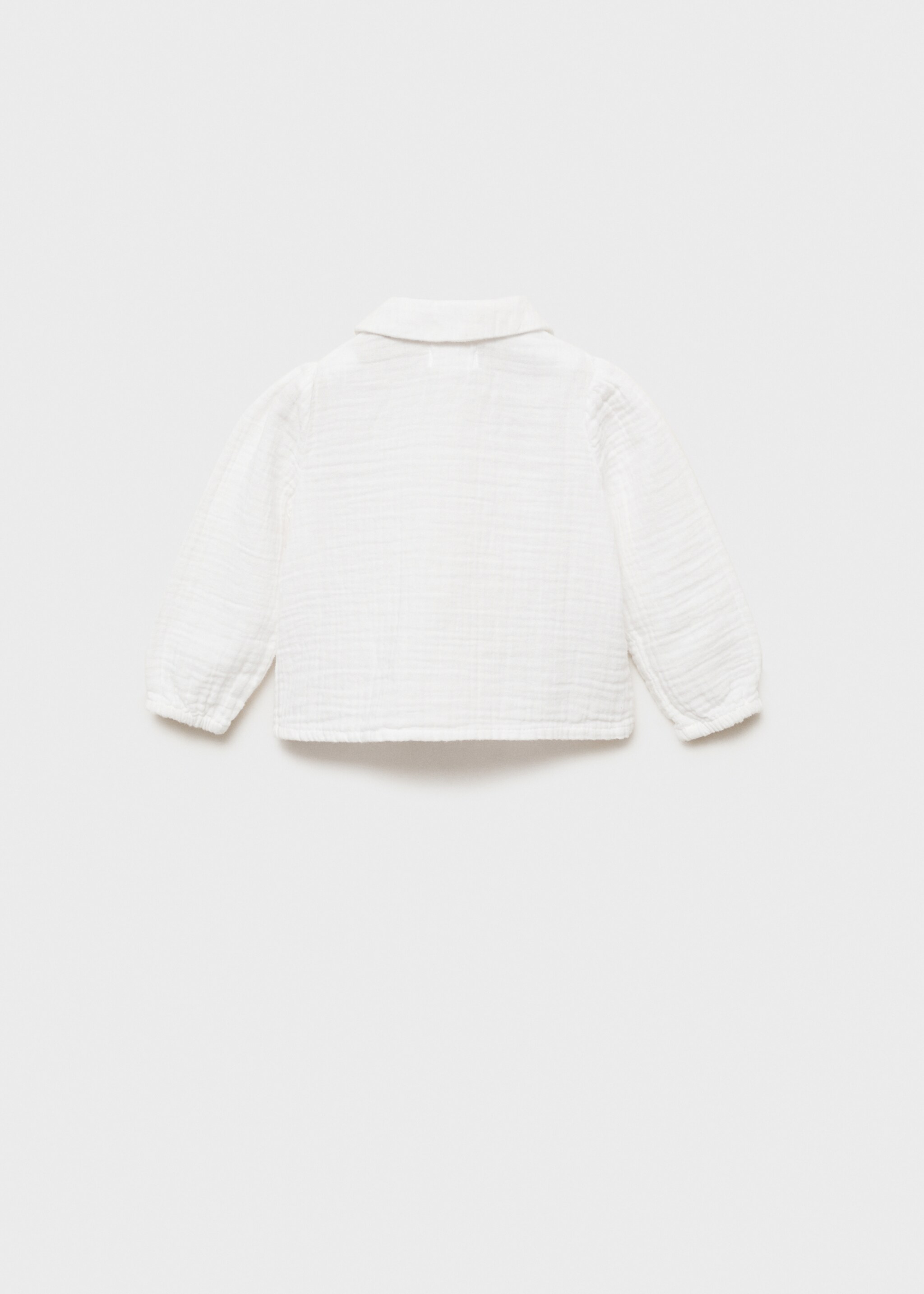 Bamboo cotton blouse - Reverse of the article
