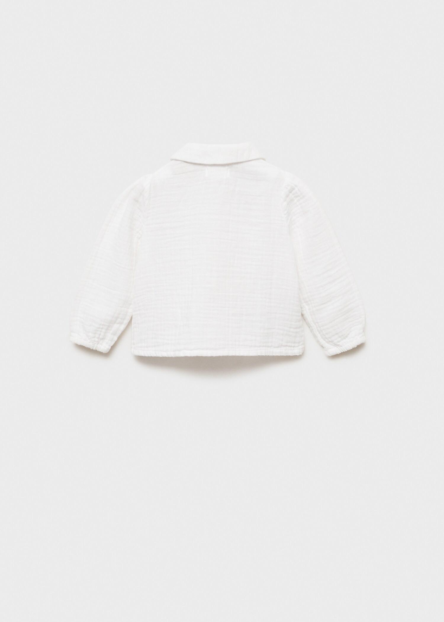 Bamboo cotton blouse - Reverse of the article