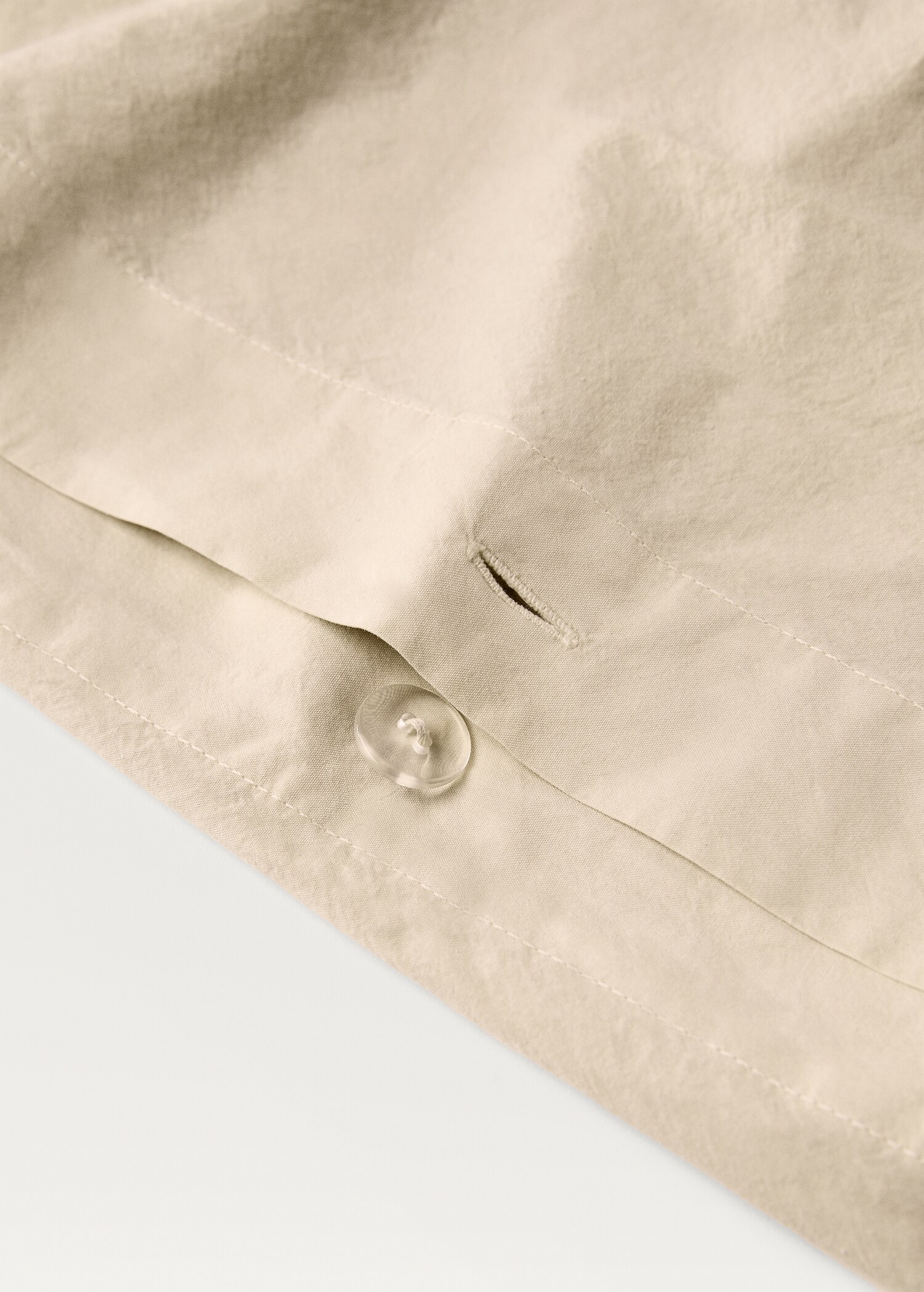 Cotton percale waffle duvet cover for 150/160 cm bed - Details of the article 2