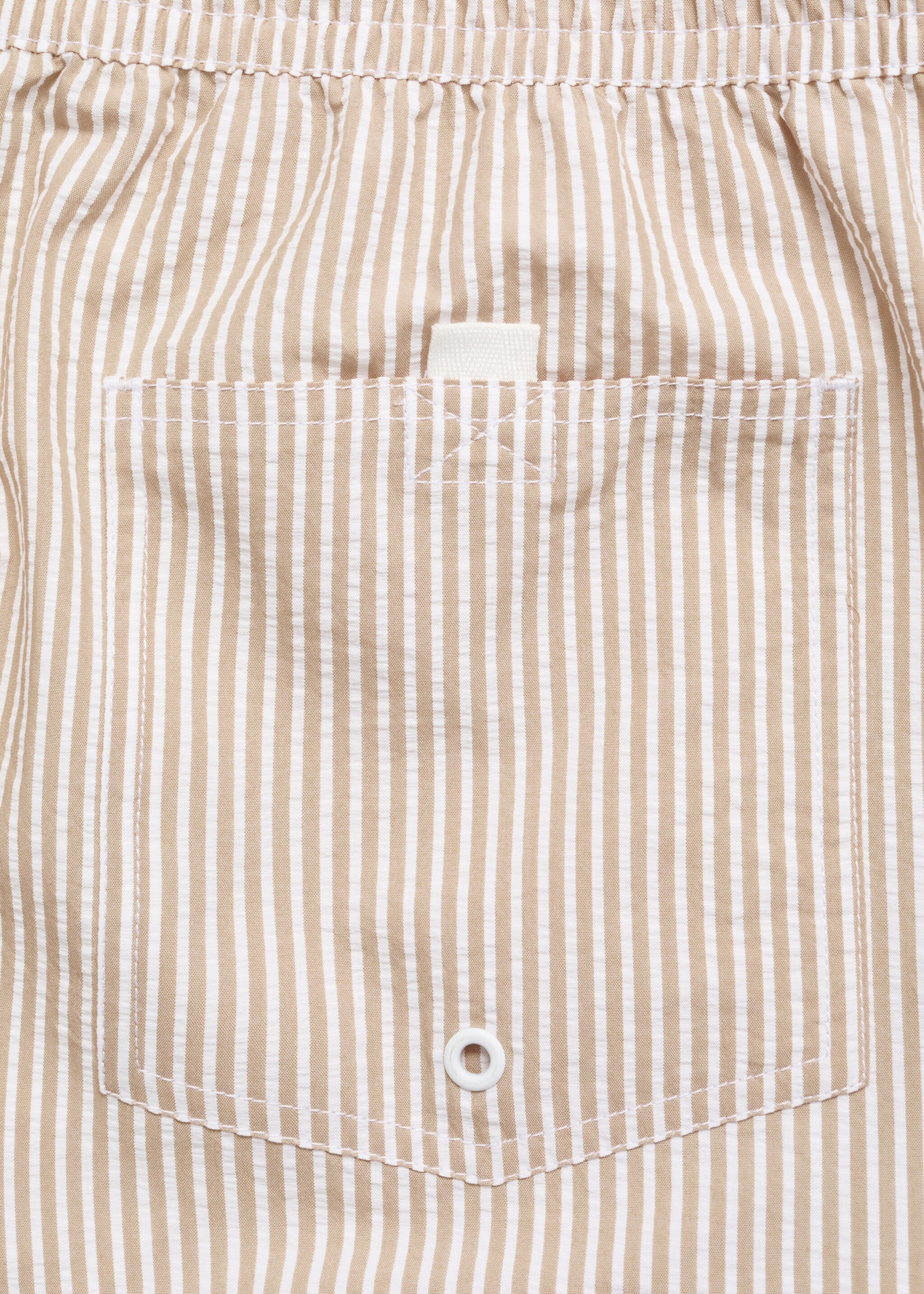 Seersucker swimming trunks - Details of the article 0