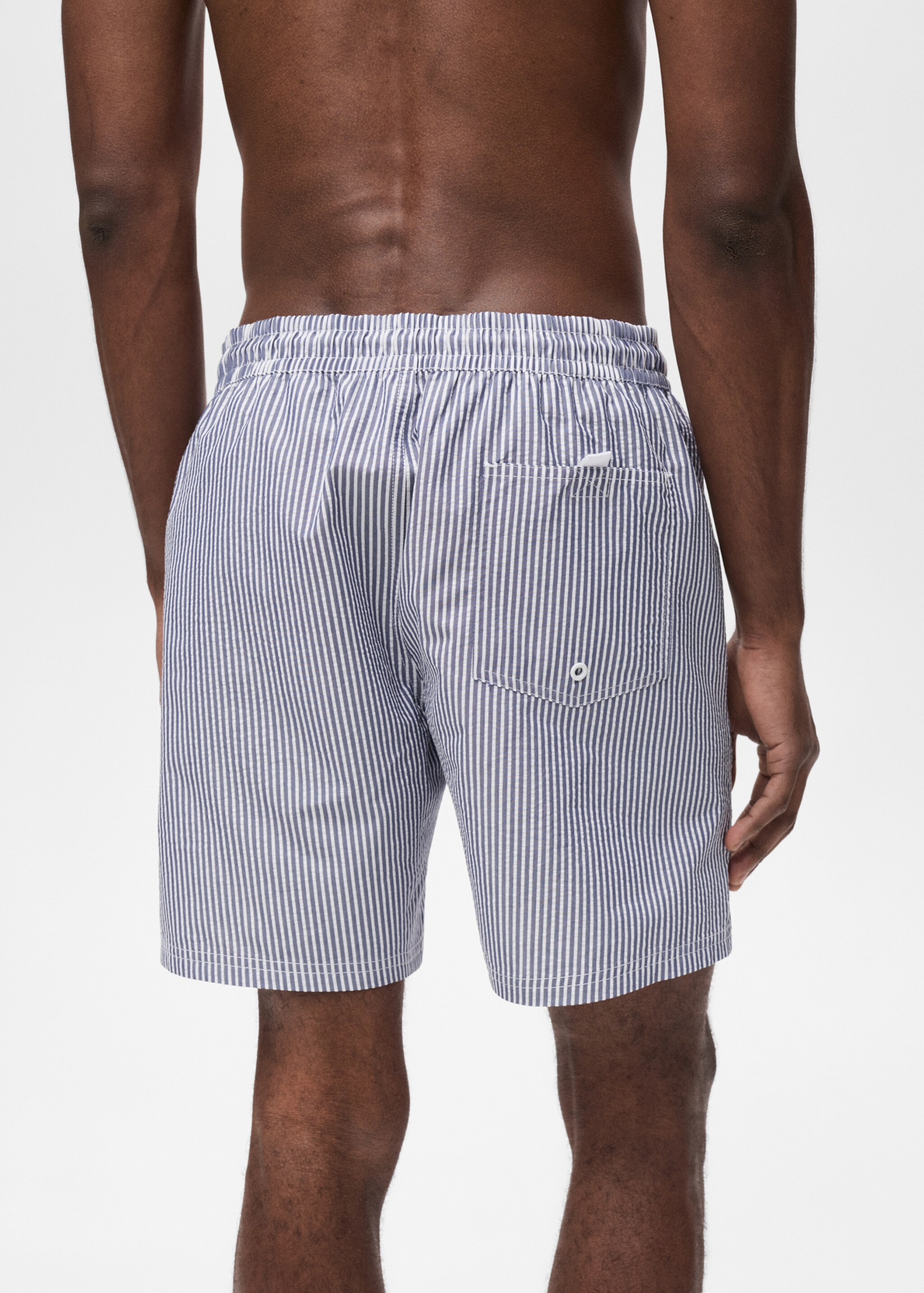 Seersucker swimming trunks - Details of the article 2