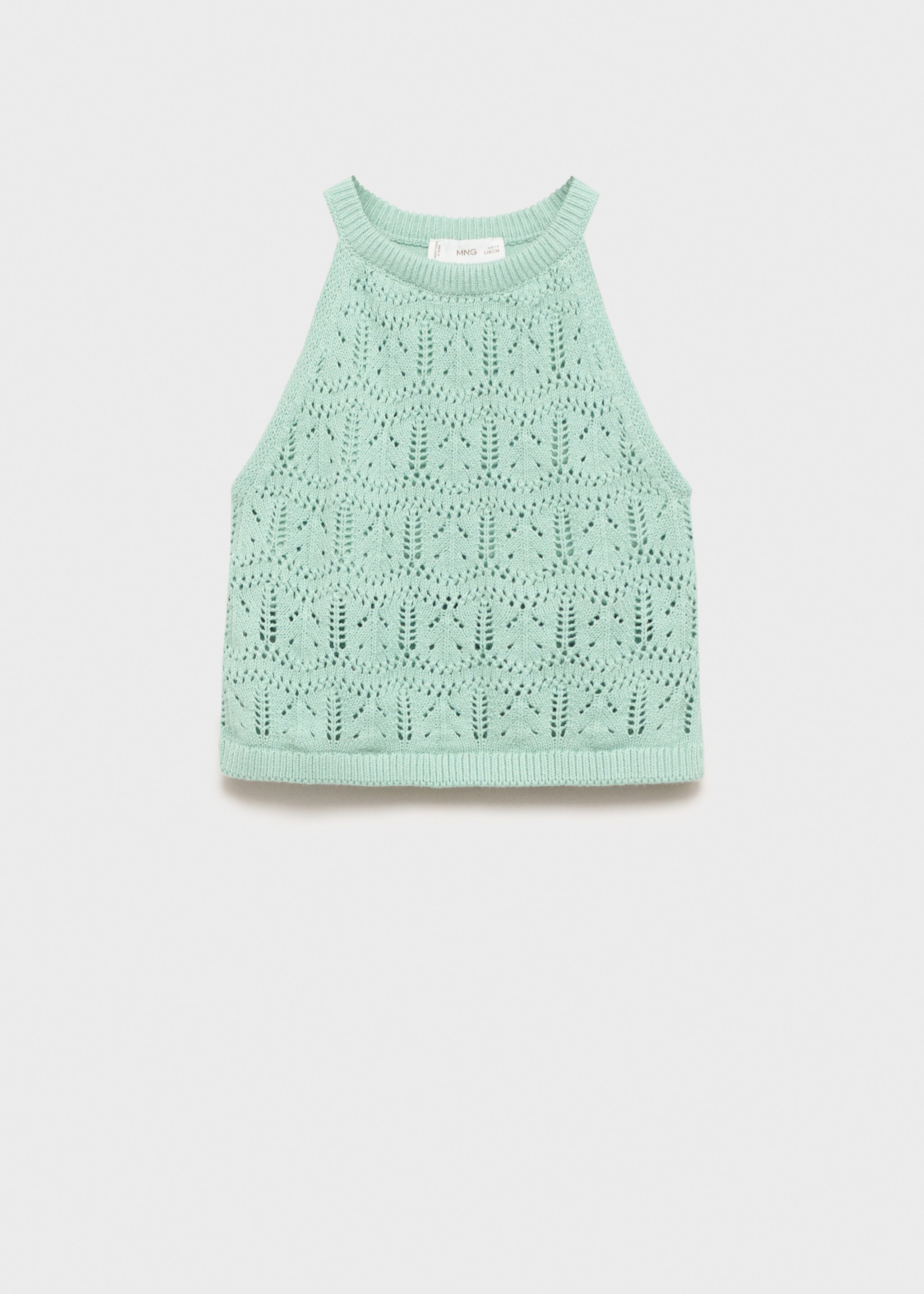 Openwork knit top - Article without model