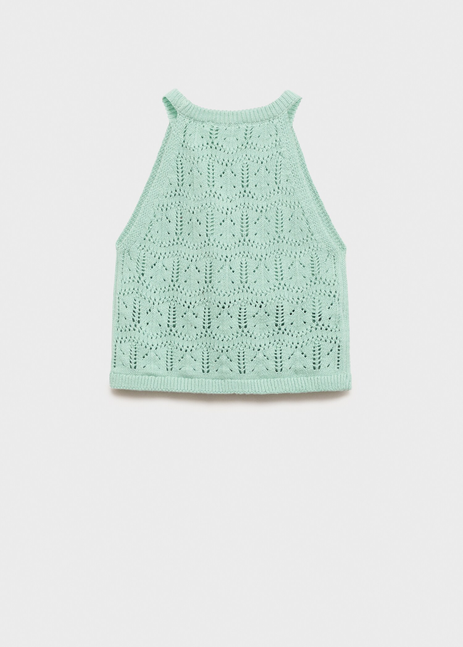 Openwork knit top - Reverse of the article
