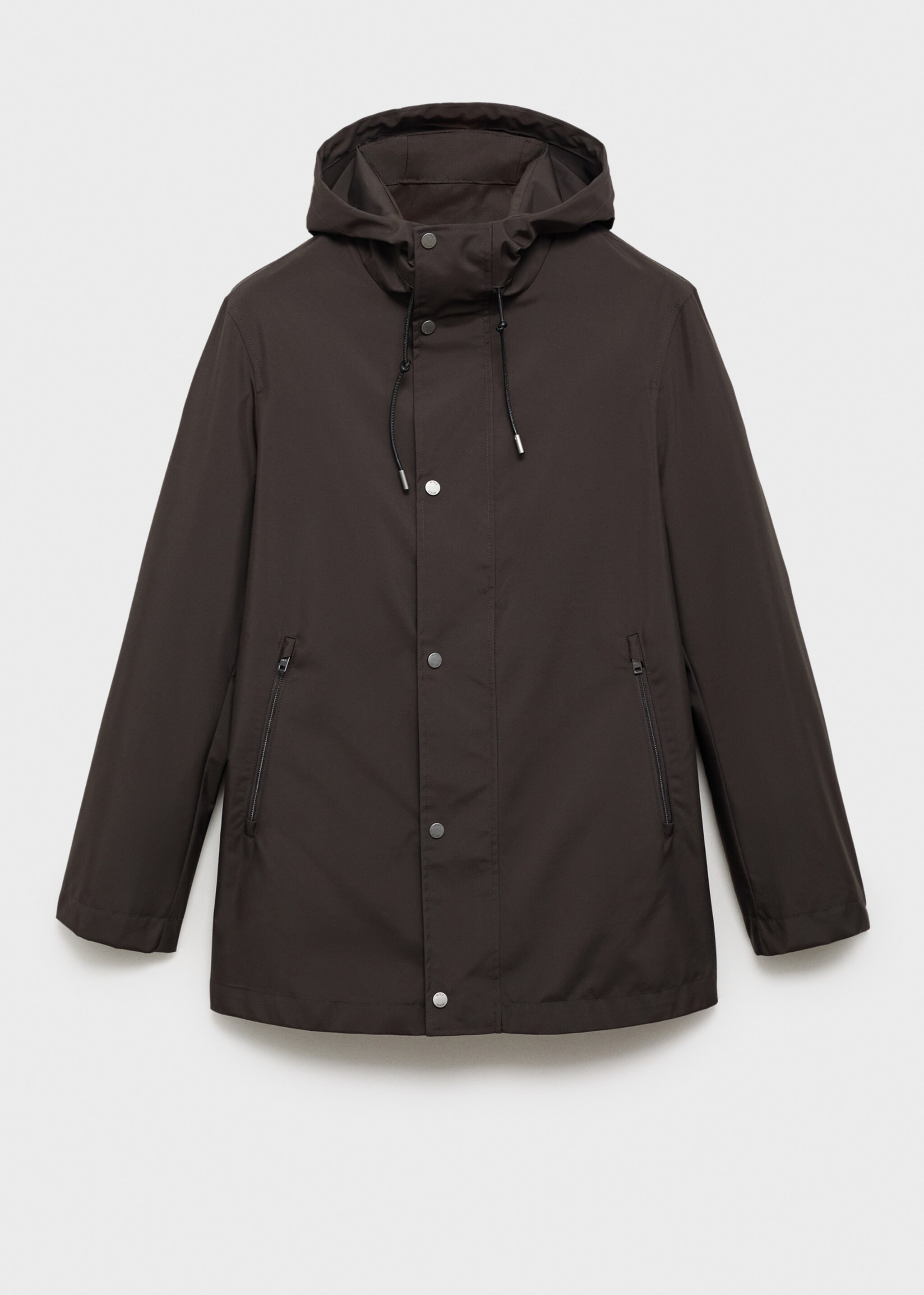 Water-repellent hooded parka - Article without model