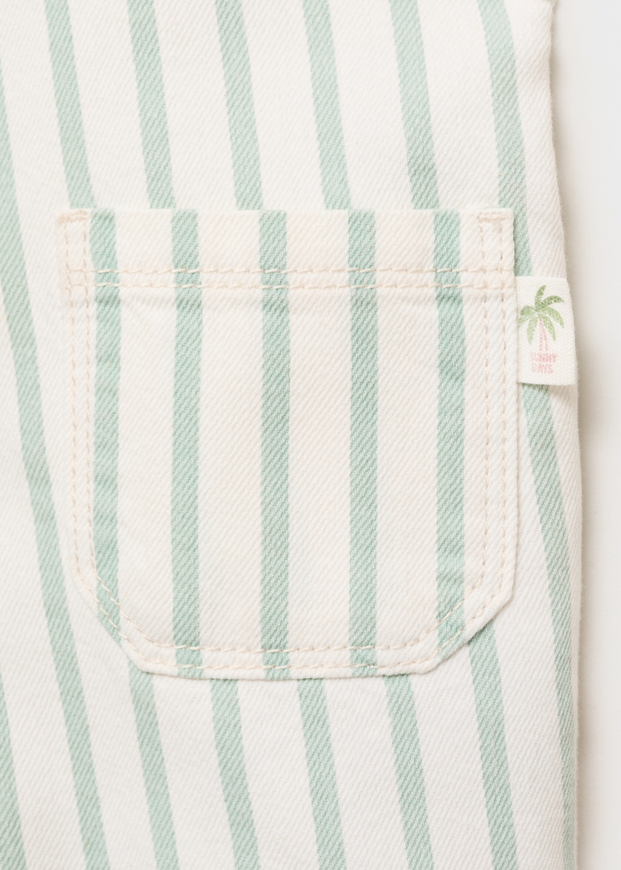 Denim dungarees stripes - Details of the article 0