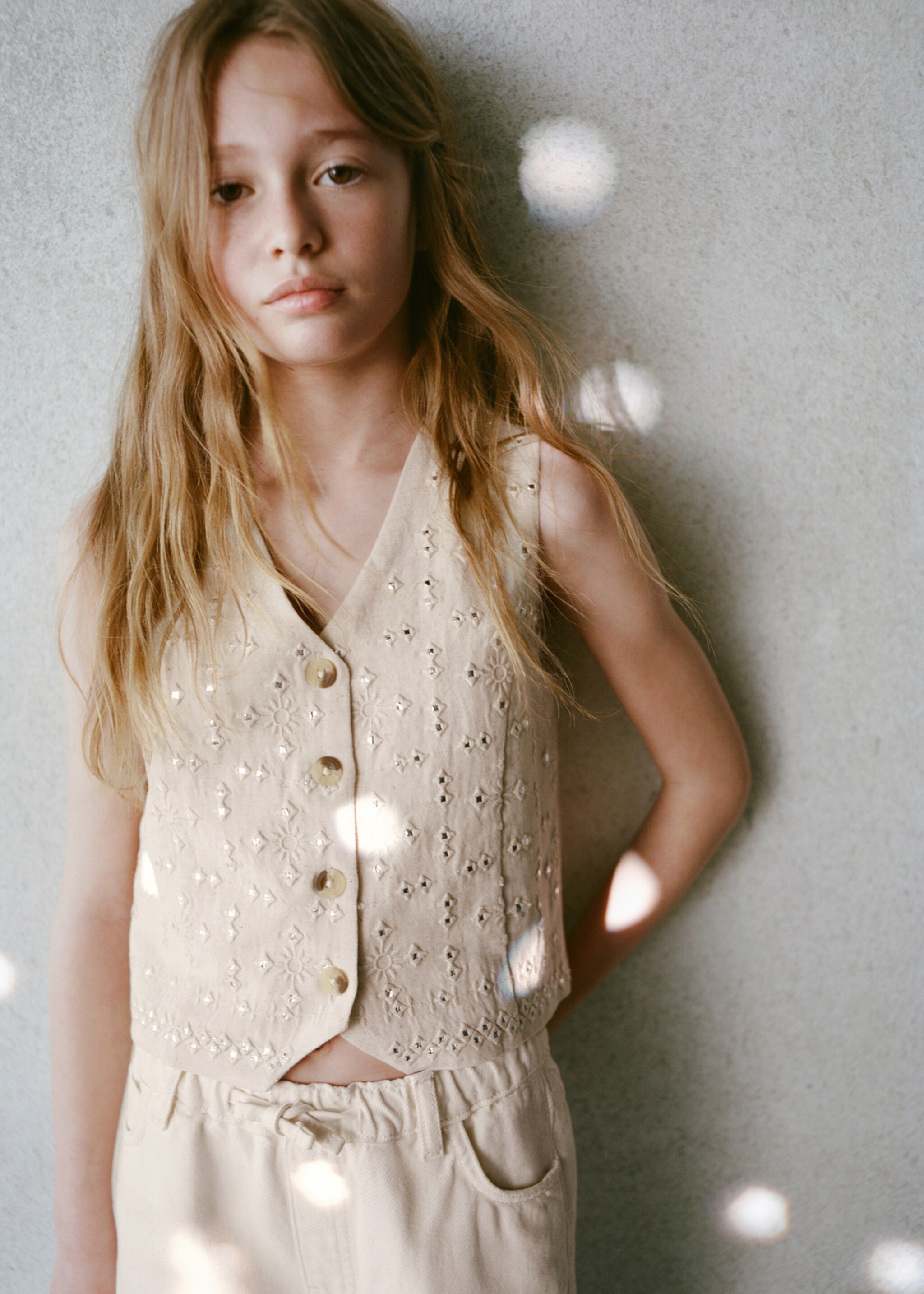 Mirrors embroidered waistcoat - Details of the article 6