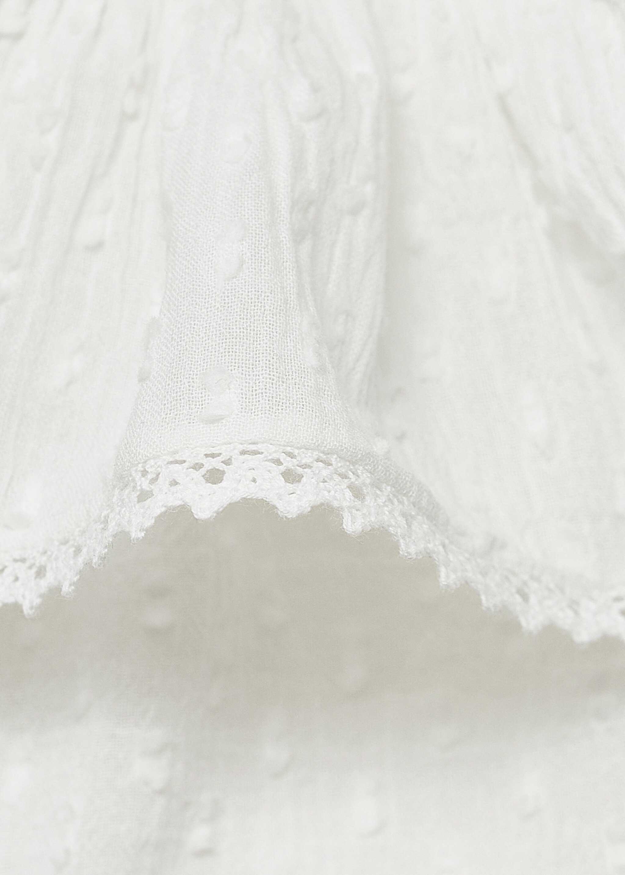 Ruffle neck blouse - Details of the article 0
