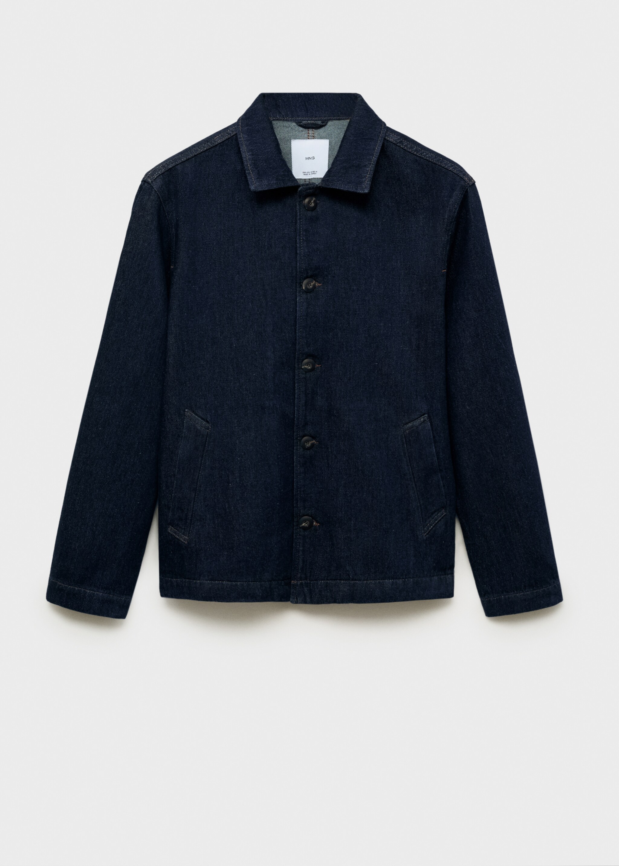 Regular-fit denim overshirt - Article without model