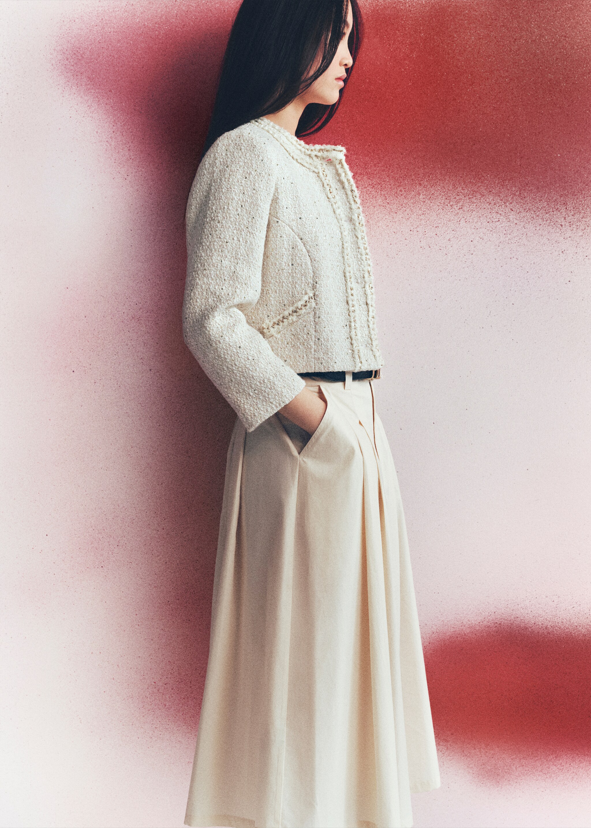 Tweed jacket with jewel buttons - Details of the article 7