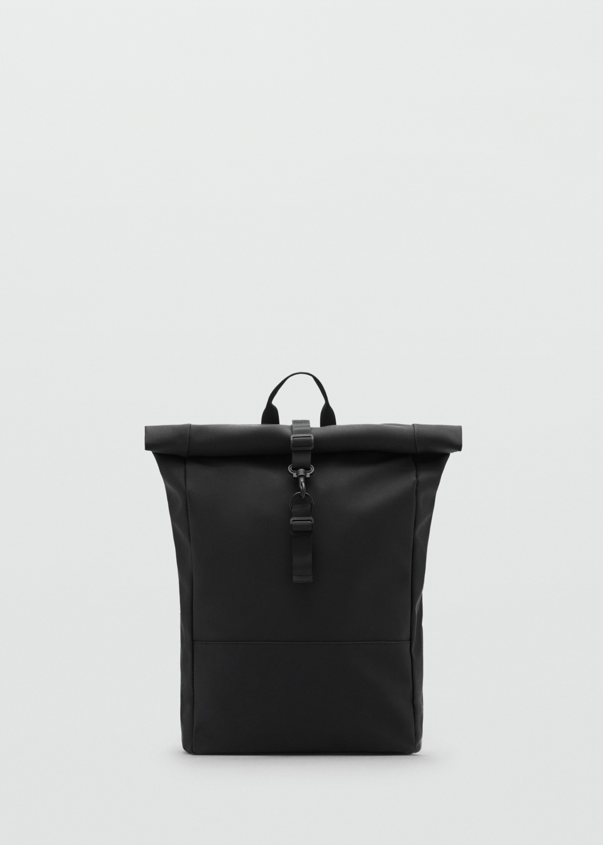 Rubberized backpack with flap closure - Article without model