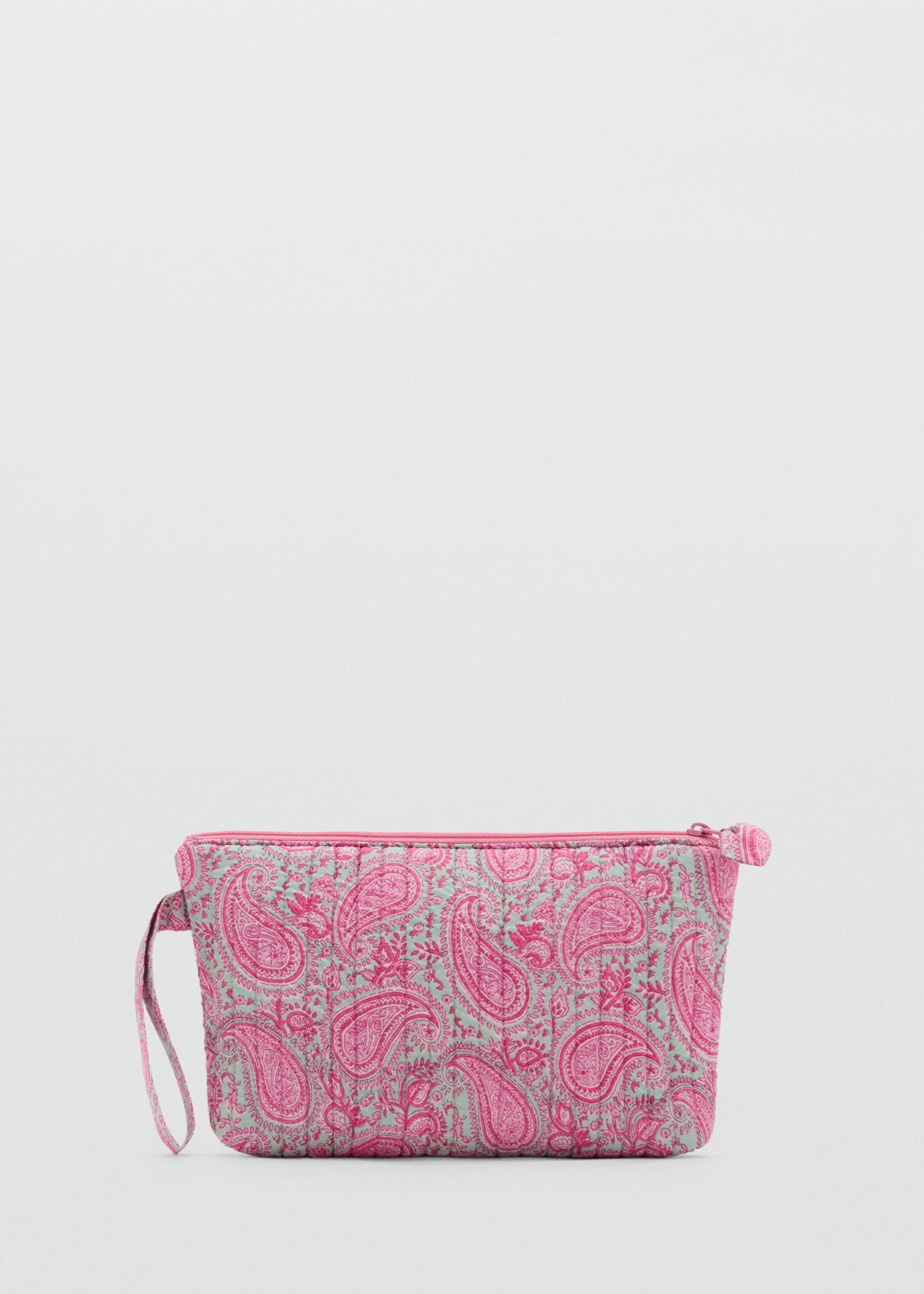 Quilted printed toiletry bag - Article without model