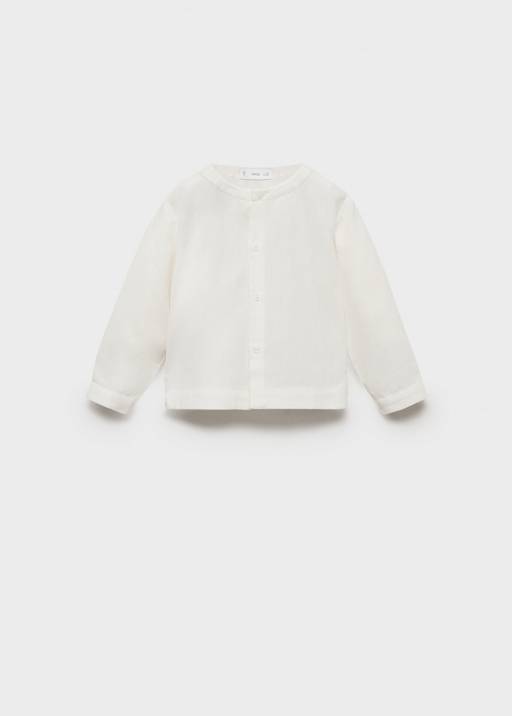 Cotton and linen shirt - Article without model