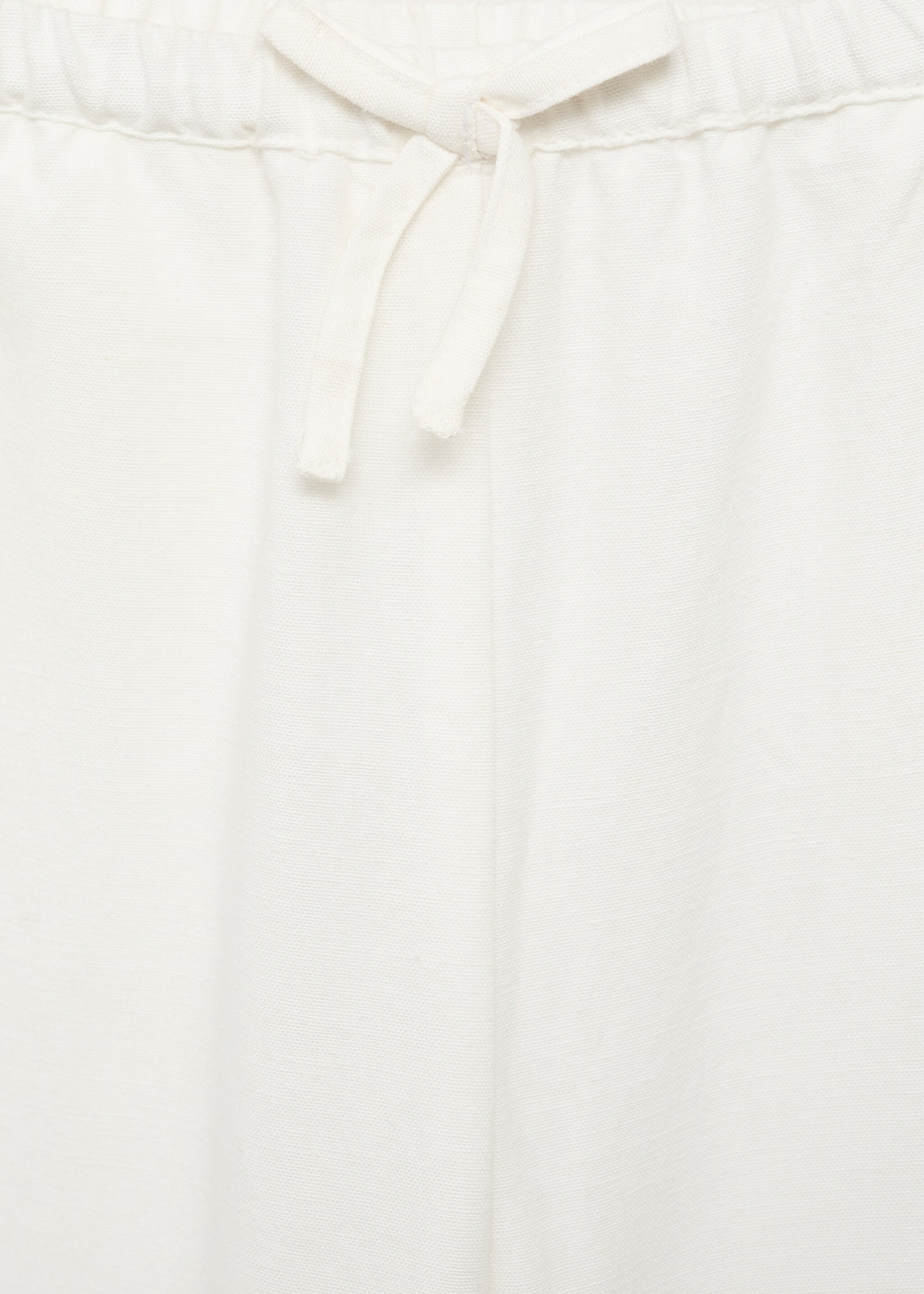 Cotton linen-blend trousers - Details of the article 8