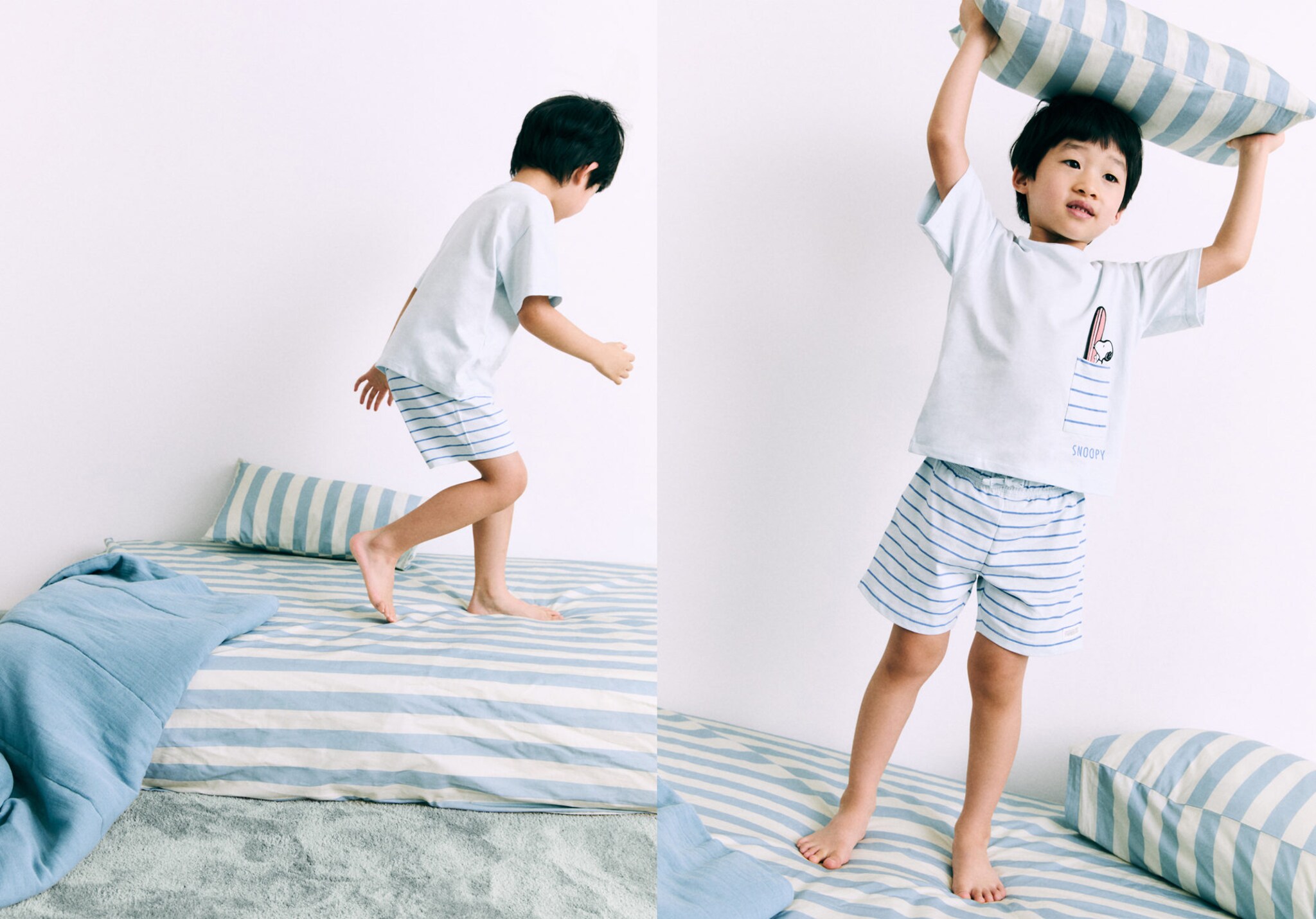 Snoopy short pyjamas - Panoramic plane